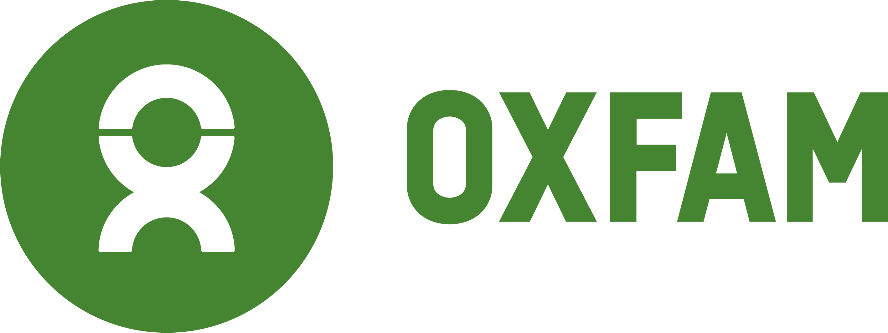 Oxfam logo.